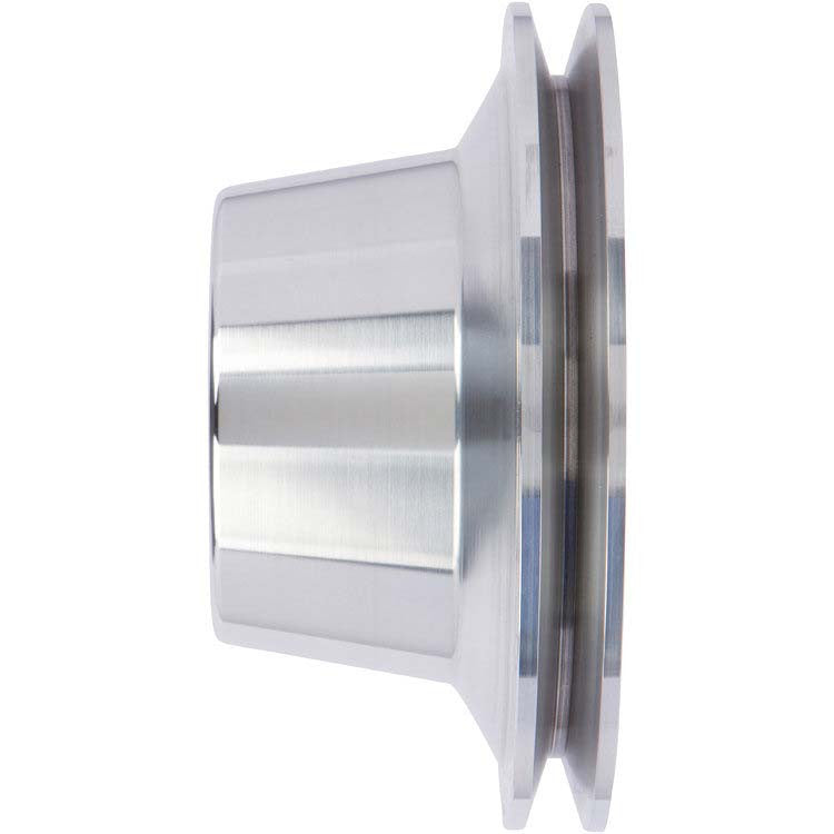 CVF Racing polished billet 1-groove water pump pulley for AMC and Jeep 258 six, AMCL1WP-258