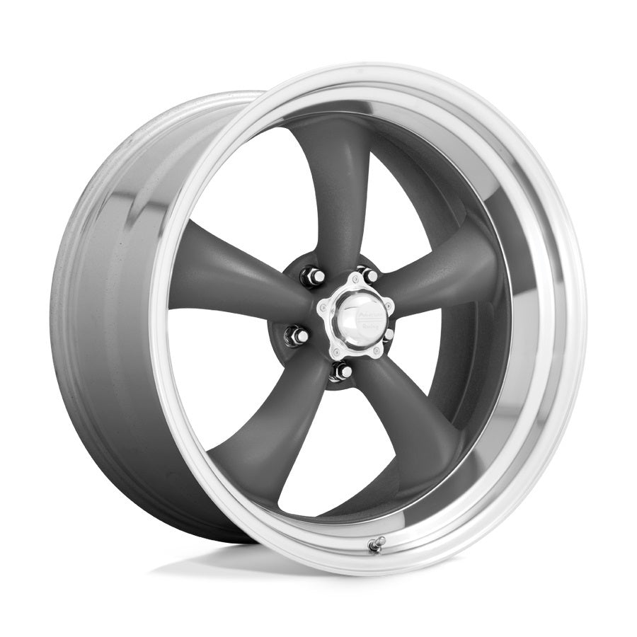 American Racing Torq Thrust II 20X8 5X5 Gray w/Machin Lip Wheel VN2152873US