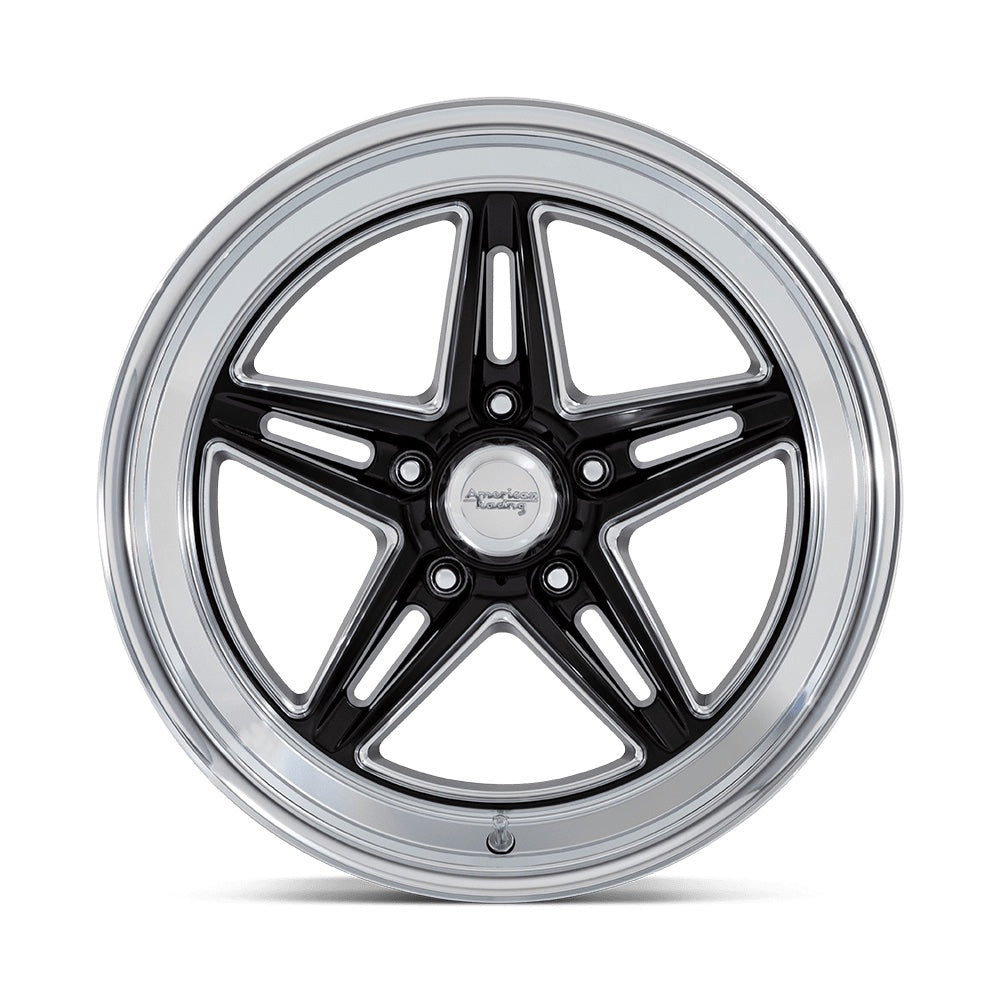 American Racing 18x10 Goove Wheel 5x4.5 Bolt Circle Gloss Black VN514BE18101200