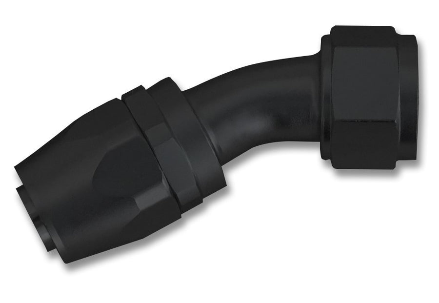 CVF Racing stealth black -16AN 30 degree hose end, B-16AN30-HE