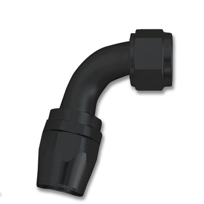 CVF Racing stealth black -16AN 90 degree hose end, B-16AN90-HE