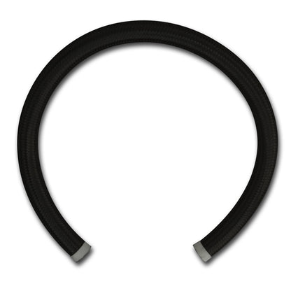 CVF Racing black -16AN braided hose 3 foot section, B-16AN3FT