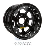 Aero Race Wheels 13x8 2in. 4.50 Black Beadlock Wheel 33-184520B