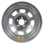 Aero Race Wheels 15x8 1in 4.50 Silver 52-084510