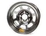 Aero Race Wheels 15x8 4in 5.00 Black Chrome 52-985040BLK