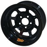 Aero Race Wheels 15x8 2in 5.00 Black Spun Extreme Bead 56-185020