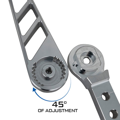 CVF Racing adjustable billet shift lever for Tremec 7/8 inch bolt pattern transmissions, ASL-KIT