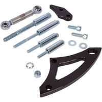 CVF Racing Stealth Black alternator bracket for Ford 289 and 302 small block with electric water pump, B-302-ALTBRKT-EWP