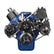CVF Racing Stealth Black BEAST 8-rib serpentine conversion kit with A/C, alternator and power steering for Ford 289, 302 and 351W, B-302-SERPENTINE-AC