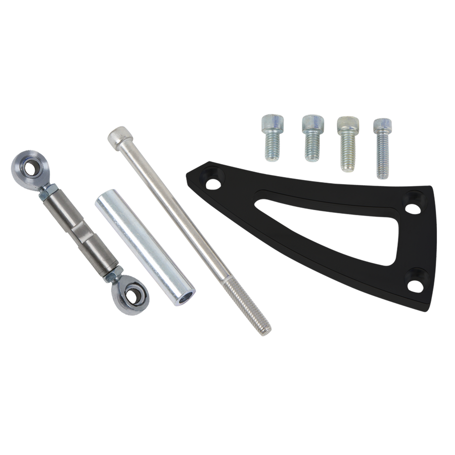 CVF Racing B-350-ALTBRKT-L Alternator Bracket, Stealth Black