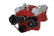 CVF Racing B-350-PS-SYSTEM-C-EWP V-Belt Power Steering & Alternator System, Stealth Black