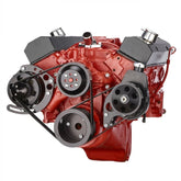 CVF Racing B-350-SERPENTINE-PS-C BEAST 8-Rib Serpentine Conversion, Power Steering & Alternator, Stealth Black