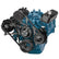 CVF Racing Stealth Black BEAST 8-rib serpentine conversion kit, alternator, power steering and a/c, for Chrysler small block 318/340/360, B-360-SERPENTINE-AC