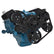 CVF Racing Stealth Black WRAPTOR all inclusive 8-rib serpentine system for Mopar small block 273/318/340/360, B-360-WRAPTOR