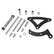 CVF Racing Stealth Black V-belt alternator bracket for Chrysler big block 383 and 400, B-383-ALTBRKT