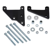 CVF Racing Stealth Black V-belt A/C compressor bracket for Mopar big block 383, 400, 426 and 440, B-440-ACBRKT