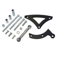 CVF Racing Stealth Black V-belt alternator bracket for Chrysler big block 426 and 440, B-440-ALTBRKT