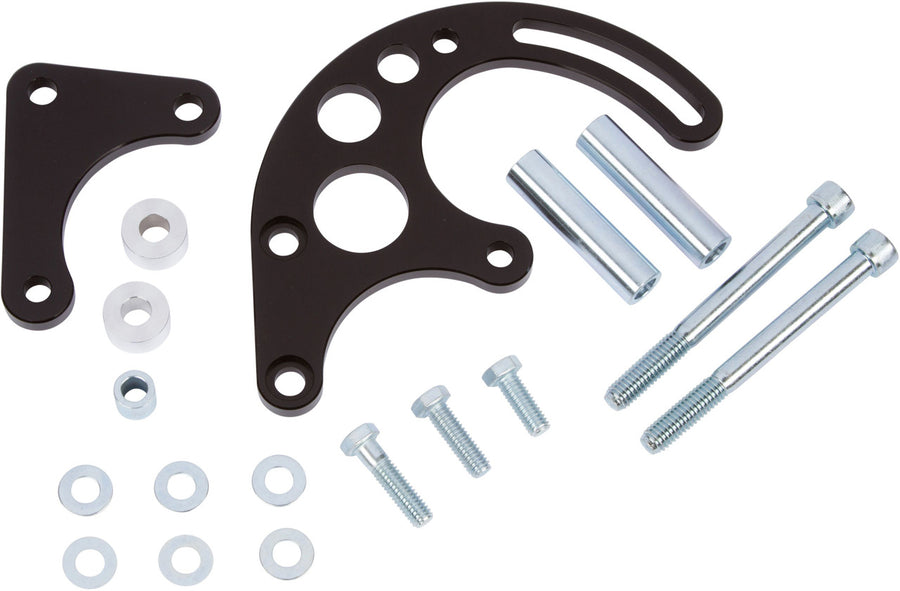 CVF Racing L18 8.1L power steering bracket, Stealth Black, B-L18-PSBRKT-C-LWP