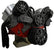 CVF Racing BBC Reaper Serpentine System in Black Diamond, part number BD-454-REAPER