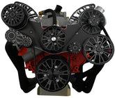 CVF Racing BBC Reaper Serpentine System in Black Diamond, part number BD-454-REAPER