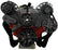 CVF Racing BBC Reaper Serpentine System in Black Diamond, part number BD-454-REAPER