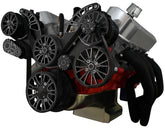 CVF Racing BBC Reaper Serpentine System in Black Diamond, part number BD-454-REAPER