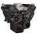 CVF Racing BBC Alternator Serpentine Kit, LWP in Stealth Black, part number B-454-SERPENTINE-ALT-C