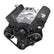 CVF Racing Gen VI PS/Alt Serpentine Kit, EWP in Stealth Black, part number B-454-SERPENTINE-PS-C-G6-EWP