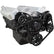 CVF Racing BBC Wraptor Serpentine System EWP in Black Diamond, part number BD-454-WRAPTOR-EWP