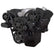 CVF Racing Gen VI Wraptor Serpentine System in Stealth Black, part number B-454-WRAPTOR-G6