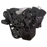 CVF Racing Gen VI Wraptor Serpentine System in Stealth Black, part number B-454-WRAPTOR-G6