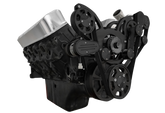 CVF Racing BBC ProCharger Wraptor serpentine system, Stealth Black, B-454PC-WRAPTOR-EWP