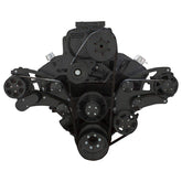 CVF Racing BBC Wraptor serpentine system for Roots blower, Stealth Black, B-454SC-WRAPTOR