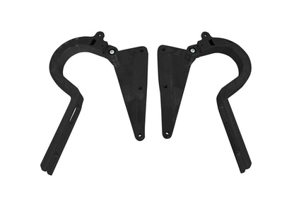 CVF Racing Stealth Black billet trunk hinges for 1962 Chevrolet Impala, part B-TRUNK-HINGE-KIT-62I