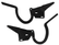 CVF Racing Stealth Black billet trunk hinges for 1962 to 1965 Chevrolet Nova, part B-TRUNK-HINGE-KIT-65NC