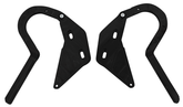 CVF Racing Stealth Black trunk hinges for 1964-1/2 to 1966 Ford Mustang convertible, B-TRUNK-HINGE-KIT-66MC