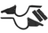 CVF Racing Stealth Black trunk hinges for 1970 to 1974 Plymouth 'Cuda, B-TRUNK-HINGE-KIT-74C