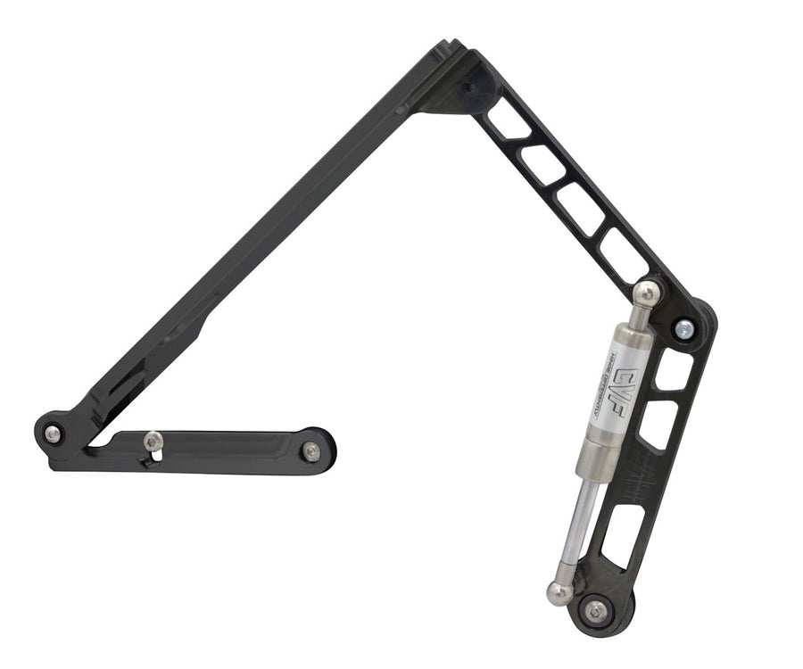 CVF Racing Stealth Black billet hood hinges for 1982 to 1988 Chevrolet Monte Carlo, part B-HOOD-HINGE-KIT-88MC-SS