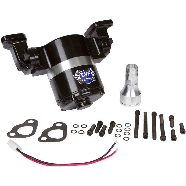 CVF Racing Big Block Chevy Electric Water Pump 35 GPM, Black