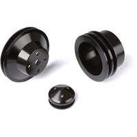 CVF Racing BBC V-Belt Pulley Kit 1/2 Groove, LWP in Stealth Black, part number B-BBCL2KIT