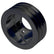 CVF Racing BBC 3-Groove Crank Pulley, SWP in Stealth Black, part number B-BBCS3CR
