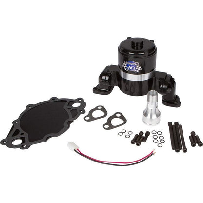 CVF Racing black billet aluminum electric water pump for Ford 429 and 460, B-BBF-EWP