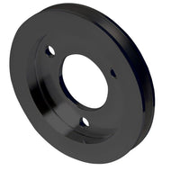 CVF Racing Stealth Black billet 1-groove crankshaft pulley for Ford FE 390, 427 and 428, B-BBFE1CR