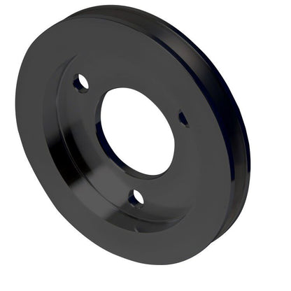 CVF Racing Stealth Black billet 1-groove crankshaft pulley for Ford FE 390, 427 and 428, B-BBFE1CR
