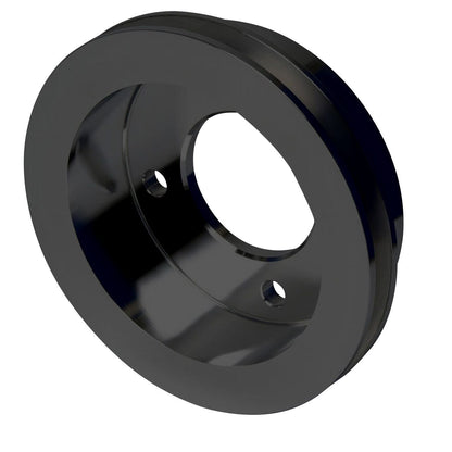 CVF Racing stealth black billet 1 groove crankshaft pulley for Ford 429 and 460 big block, B-BBFL1CR