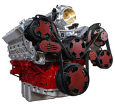 CVF Racing CF-B-LSXM-WRAPTOR LS Wraptor Mid-Mount Serpentine Kit