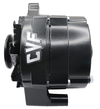 CVF Racing stealth black Ford 1G 1-wire 140 amp alternator, B-FORD-1WIRE-140A
