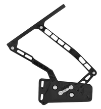 CVF Racing Stealth Black hood hinges for 1970 to 1974 Plymouth 'Cuda, B-HOOD-HINGE-KIT-74C-SS