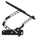 CVF Racing Stealth Black billet hood hinges for 1973 to 1977 Chevrolet Monte Carlo, part B-HOOD-HINGE-KIT-77MC