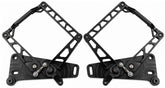 CVF Racing Stealth Black hood hinges for 1972 to 1993 Dodge D and W series truck, B-HOOD-HINGE-KIT-D100